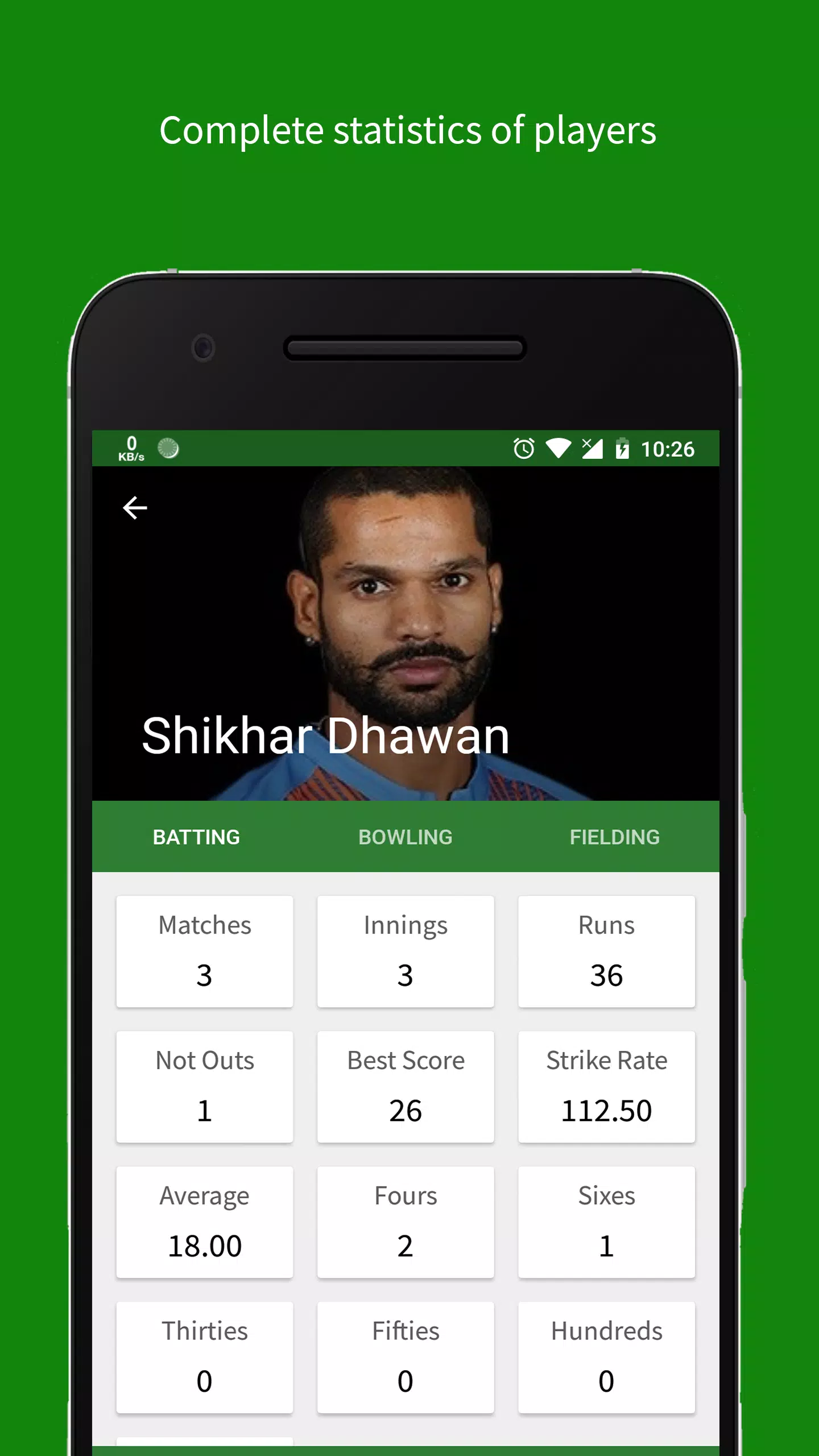 Cricket Scorer Captura de tela 3