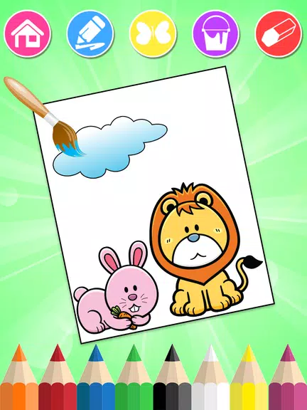 Coloring Games: Color Animals Captura de pantalla 1