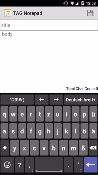 German for AnySoftKeyboard Tangkapan skrin 0