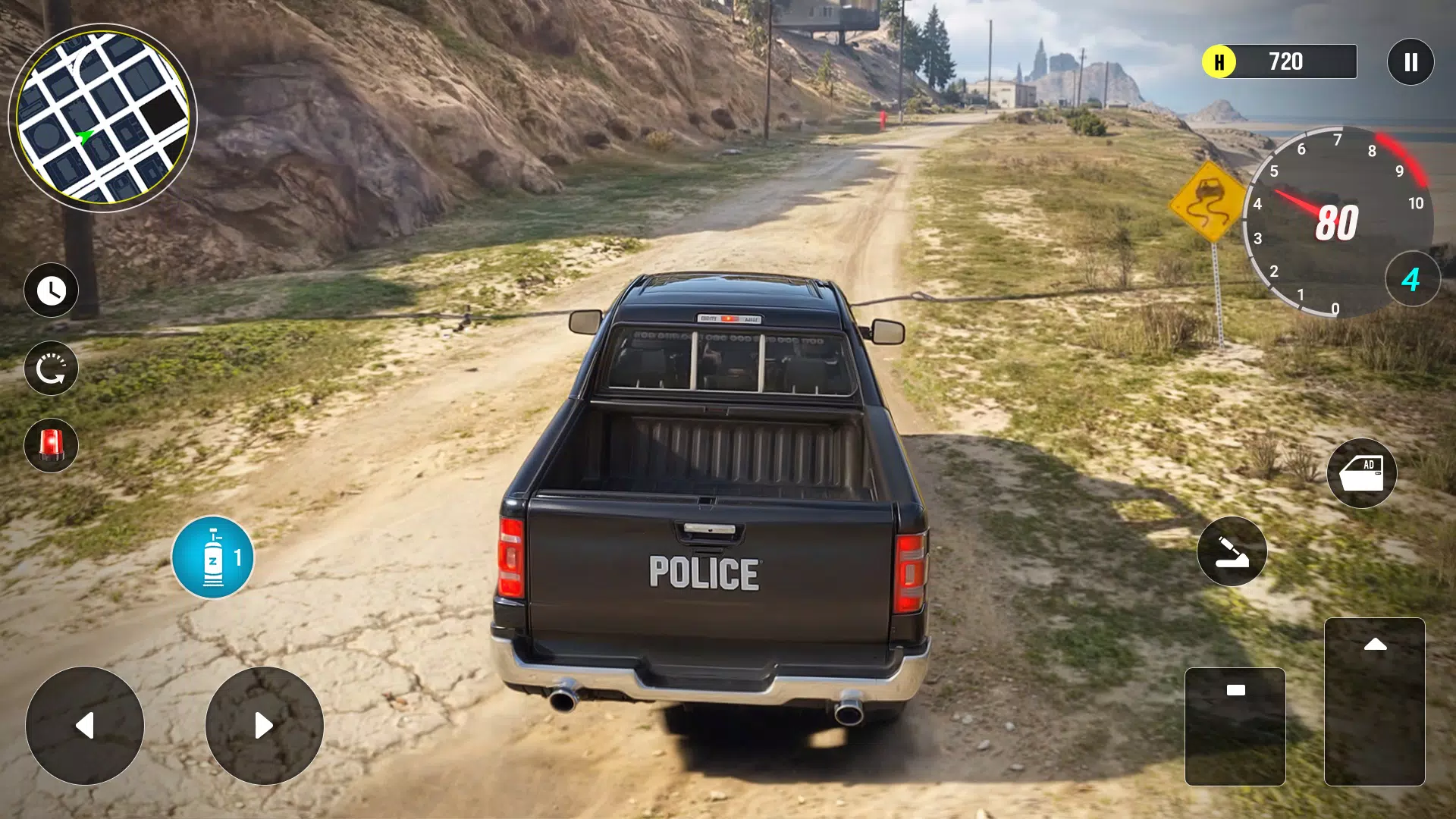 Police Van Crime Sim Games Zrzut ekranu 1