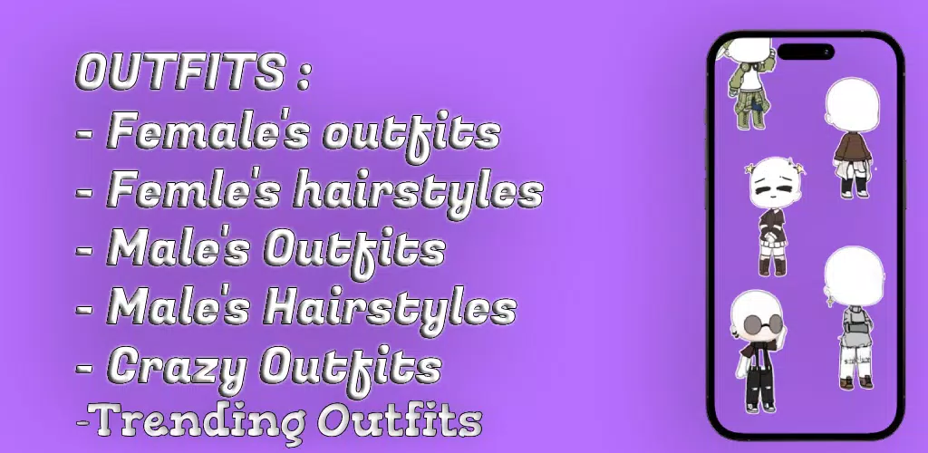 Gacha Outfits and Hairstyles应用截图第1张