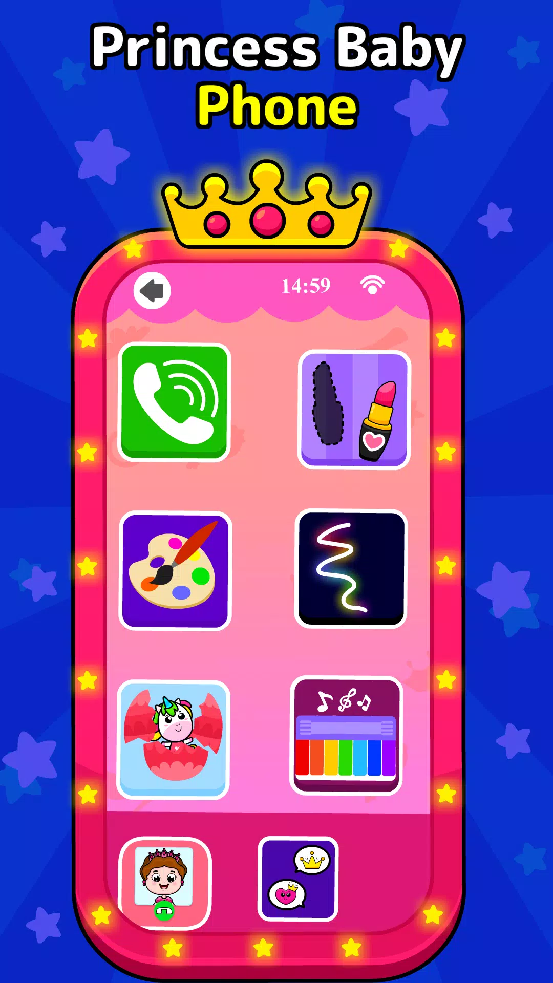 Timpy Baby Princess Phone Game スクリーンショット 0