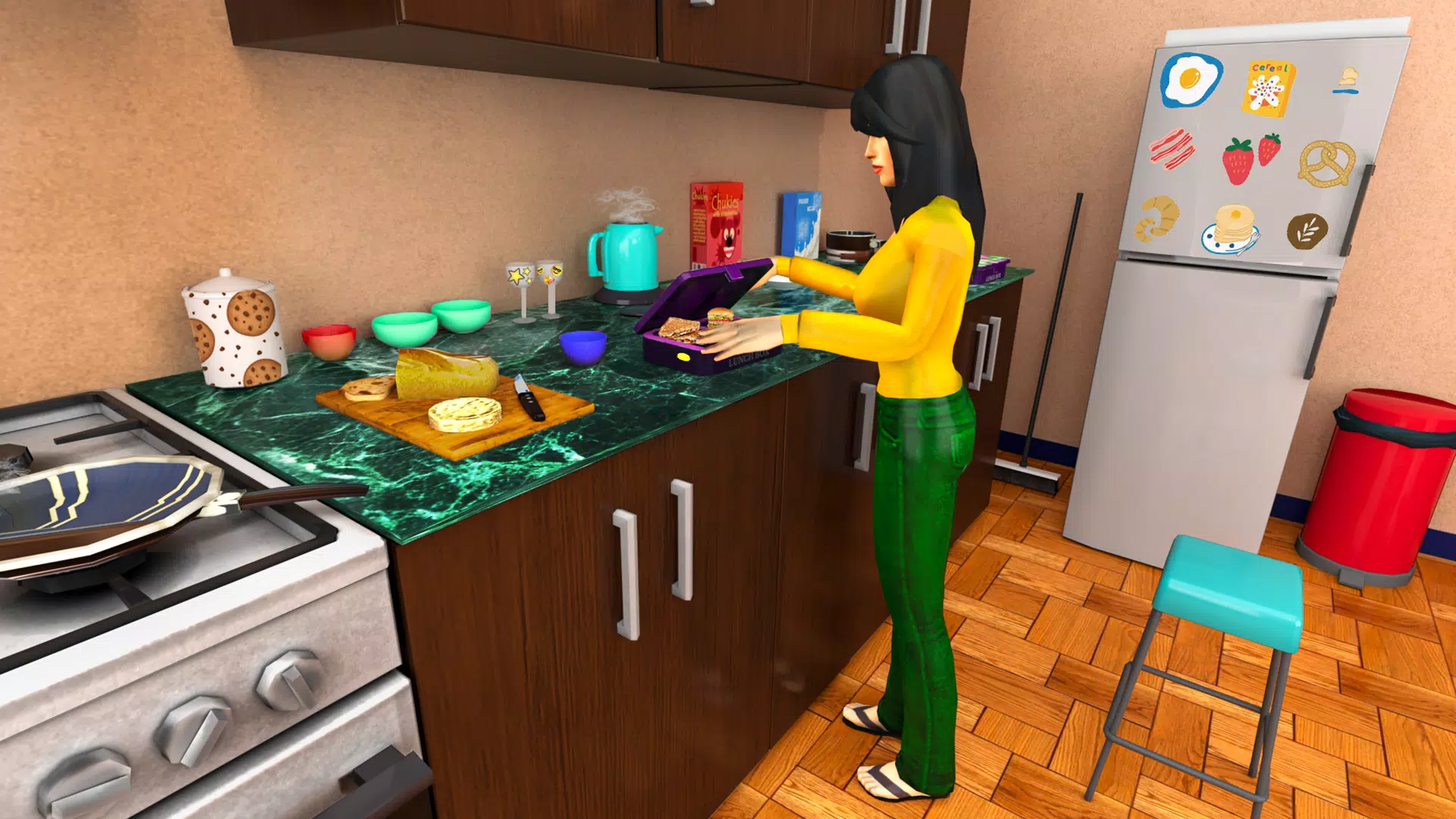 Virtual Mother Single Mom Sim Tangkapan skrin 1