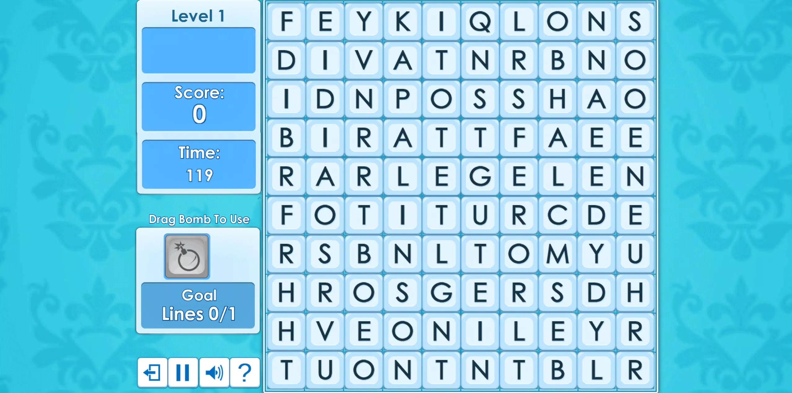 Classic Word Wipe 스크린샷 0