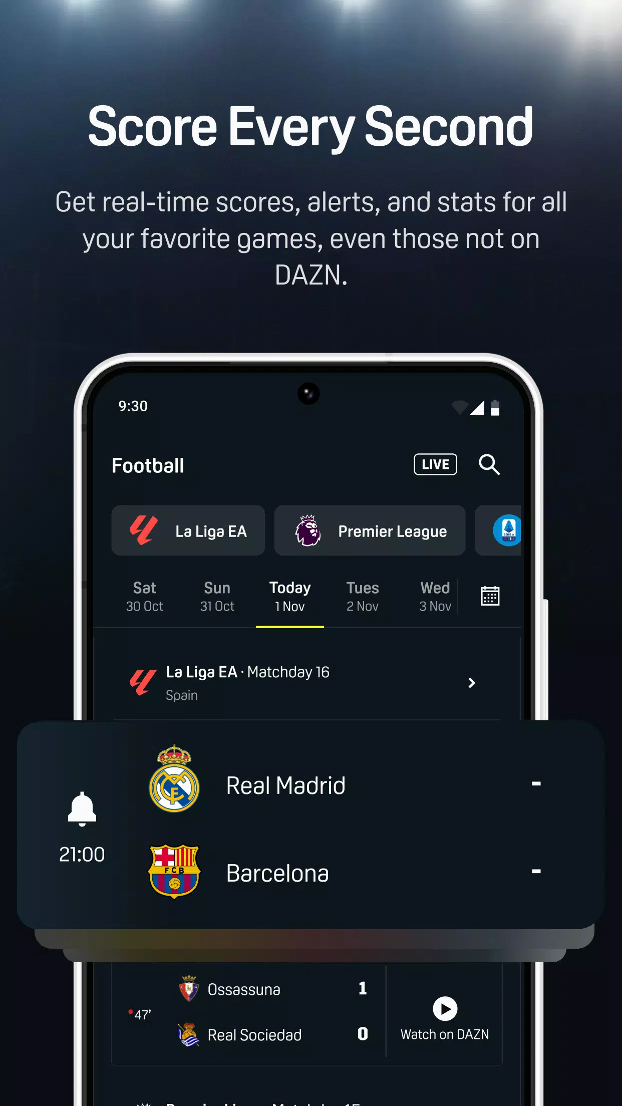 DAZN - Sport Live Stream Screenshot 3