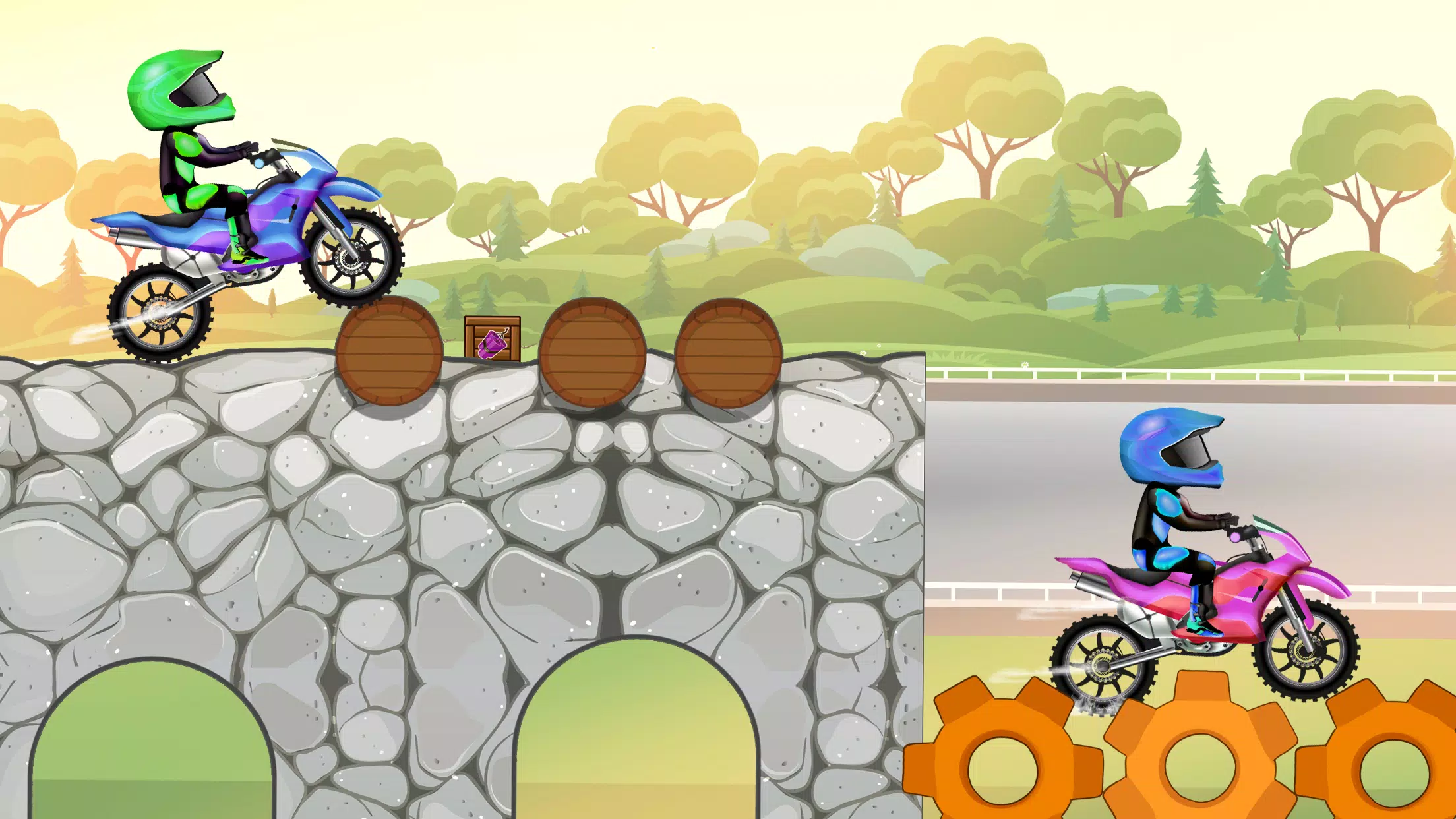 Moto Bike Stunt Race Скриншот 1