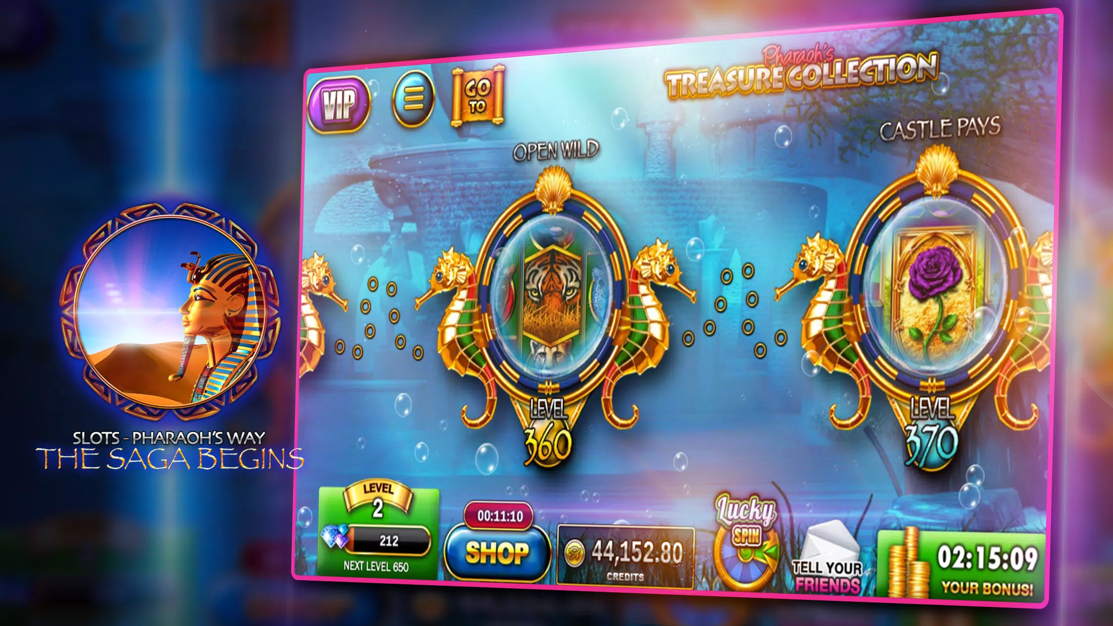 Slots - Pharaoh’s Way Casino Capture d'écran 1