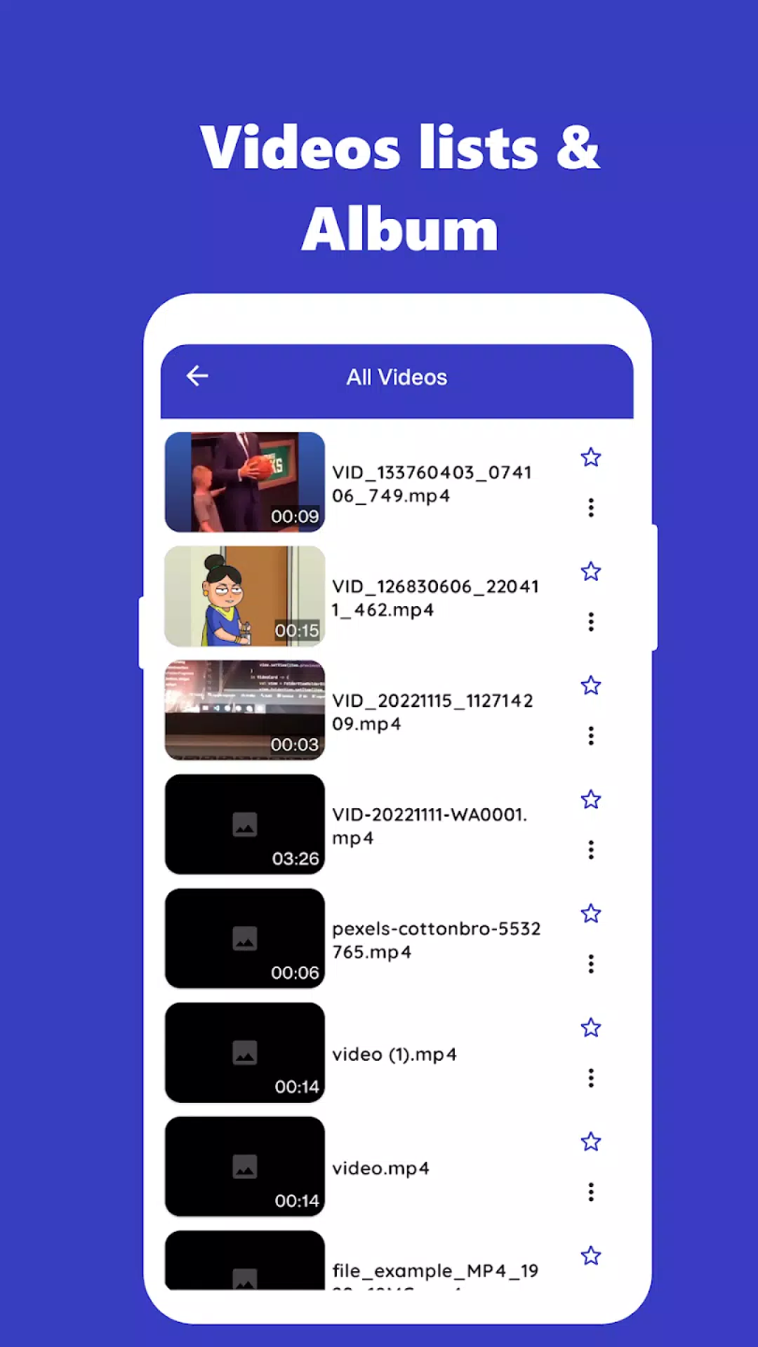 Video Player Capture d'écran 2
