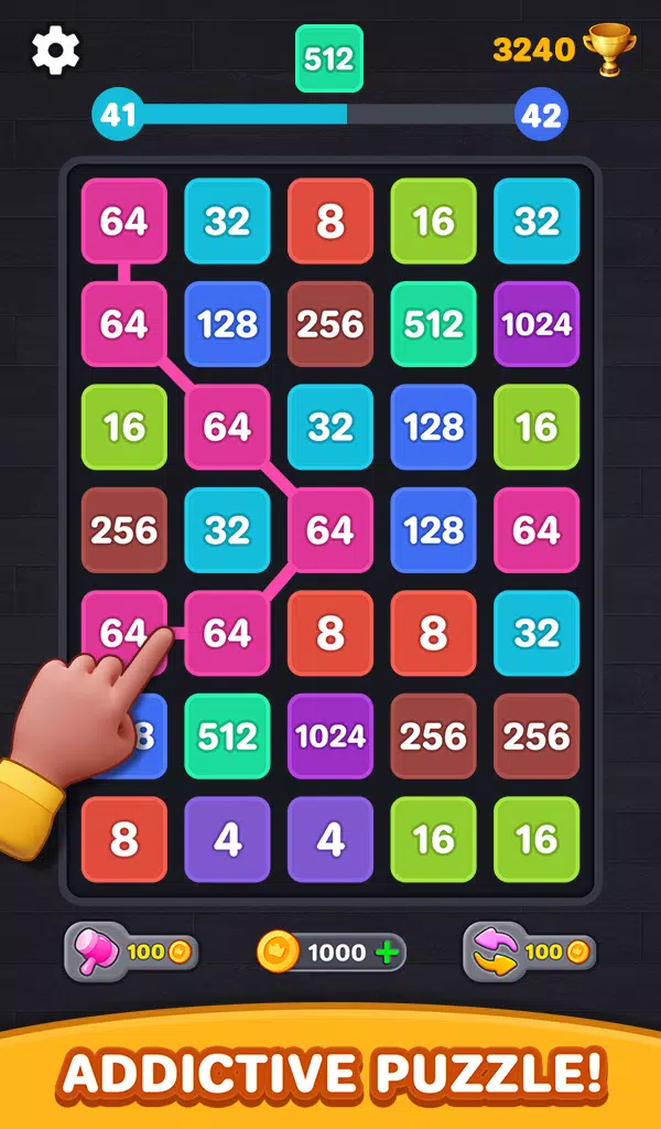 2048 Number Puzzle: Merge Game Captura de pantalla 1