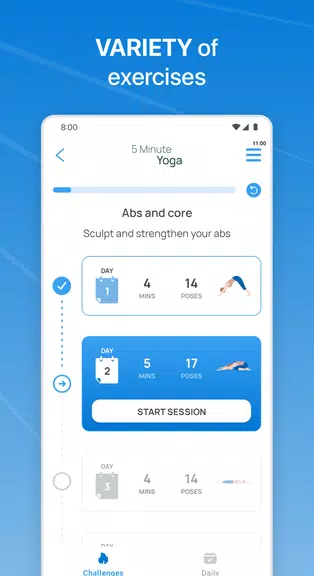 5 Minute Yoga স্ক্রিনশট 3