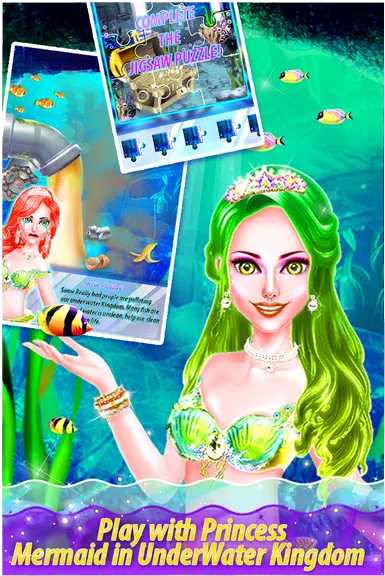 My Little Mermaid - Girls Game Capture d'écran 2