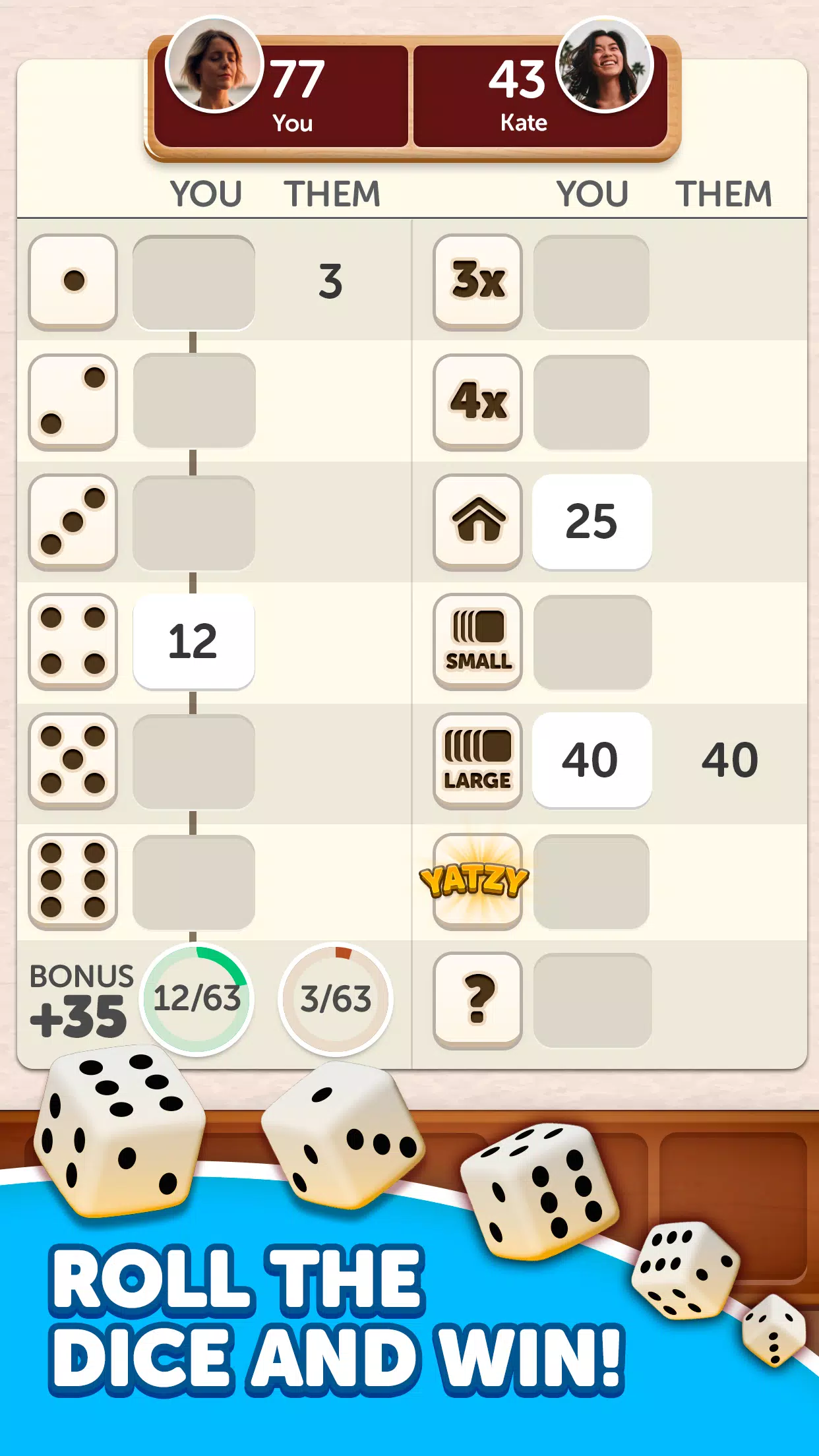 Dice Yatzy應用截圖第0張