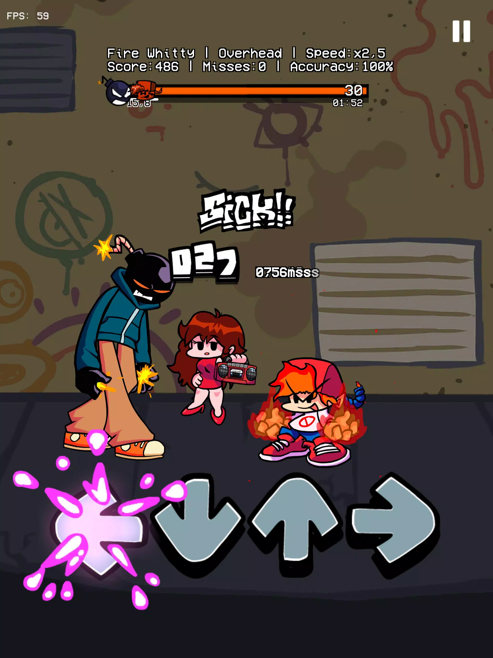 Music Battle Fire Fight Whitty Captura de tela 1