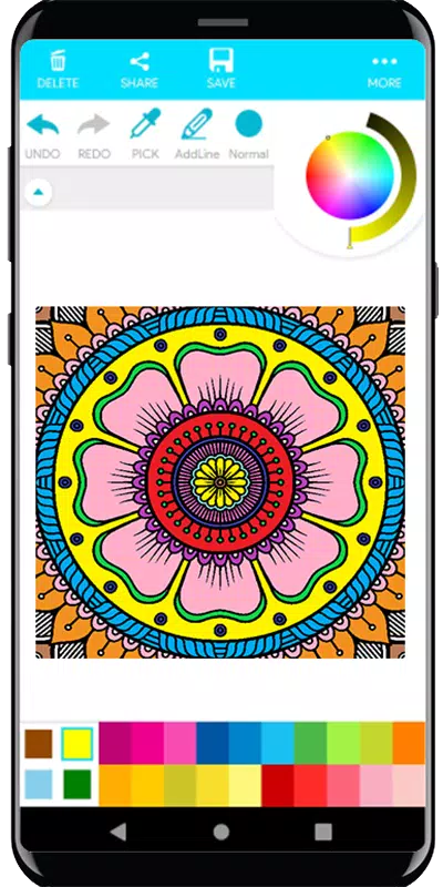 Coloring Mandala Captura de pantalla 2