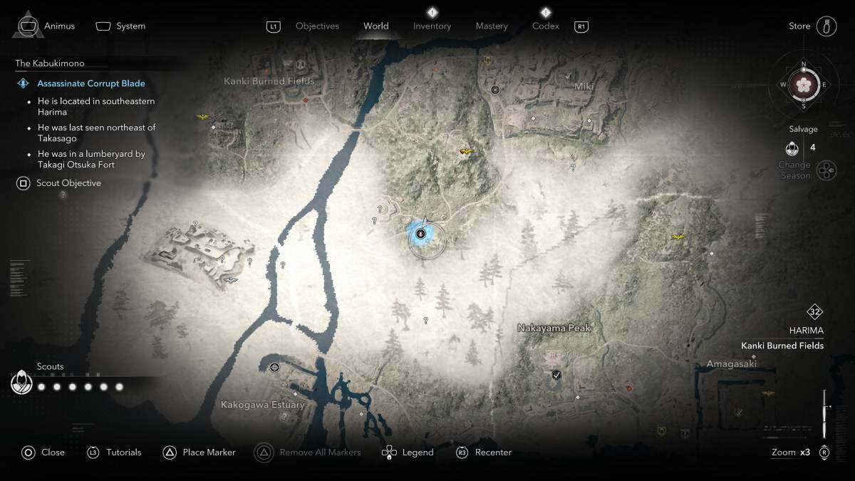 刺客信條中的所有Kabukimono成員如何和何處找到所有的Kabukimono成員