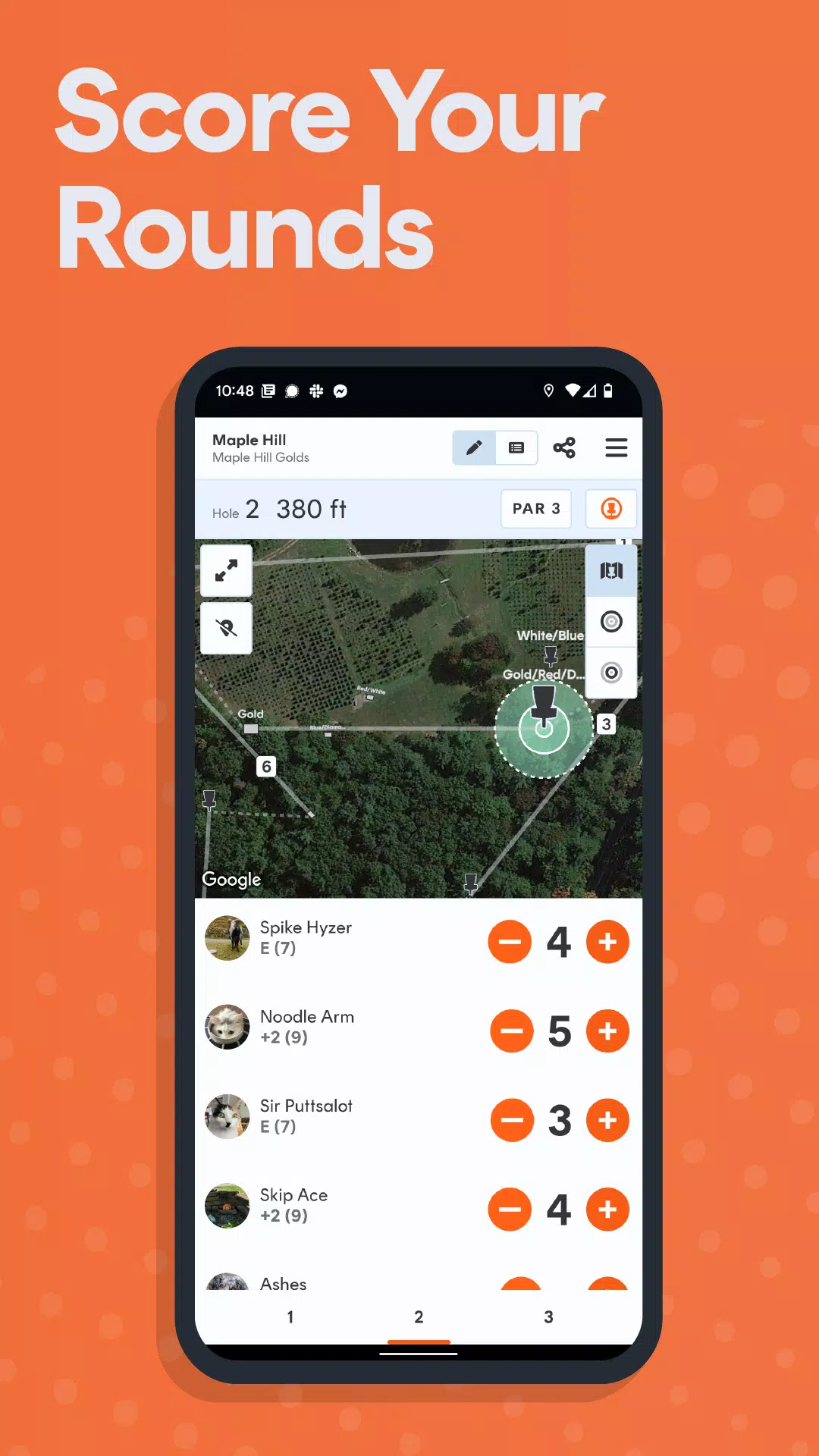 UDisc Disc Golf App 스크린샷 2