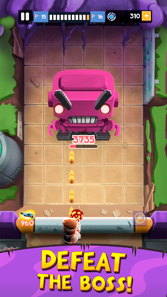 Gun Blast: Bricks Breaker! ဖန်သားပြင်ဓာတ်ပုံ 1
