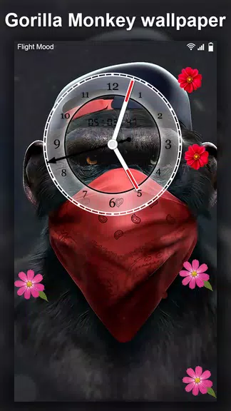 Gorilla Monkey Live Wallpaper Скриншот 0