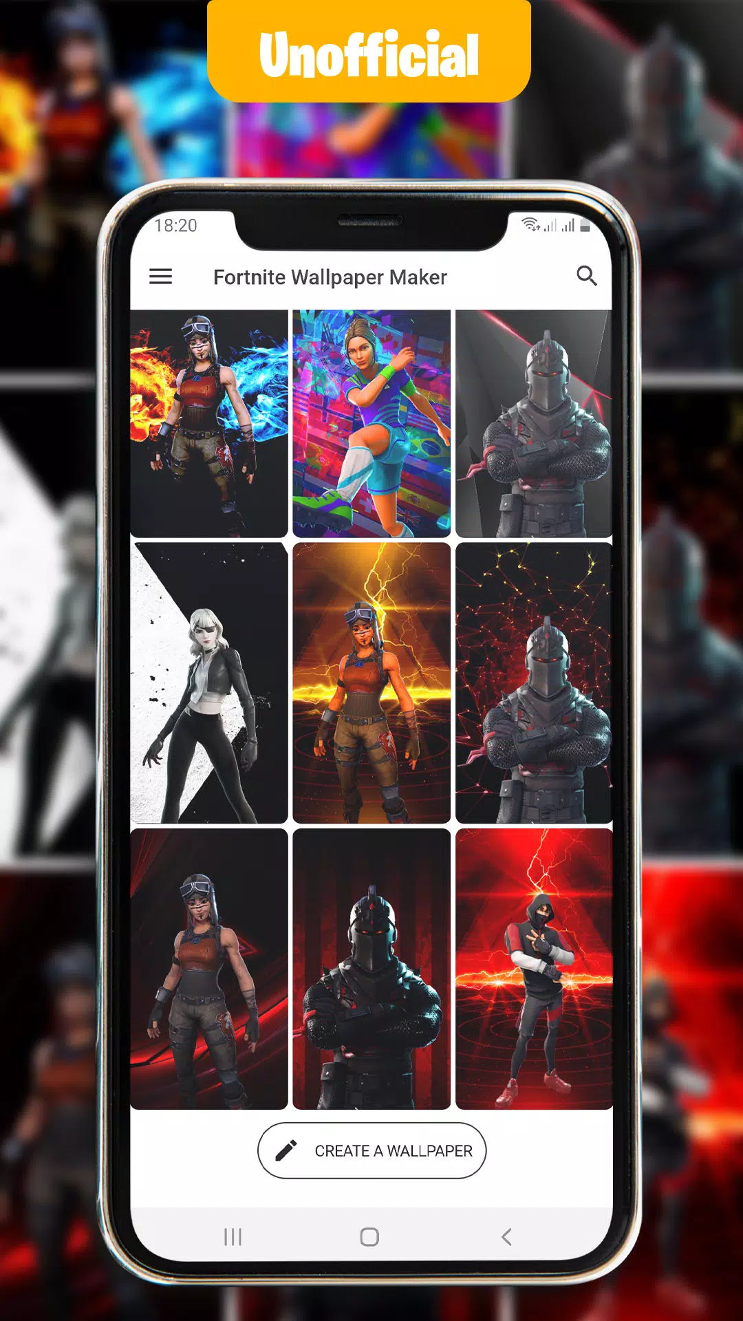 Battle Royale Wallpaper Maker ဖန်သားပြင်ဓာတ်ပုံ 0