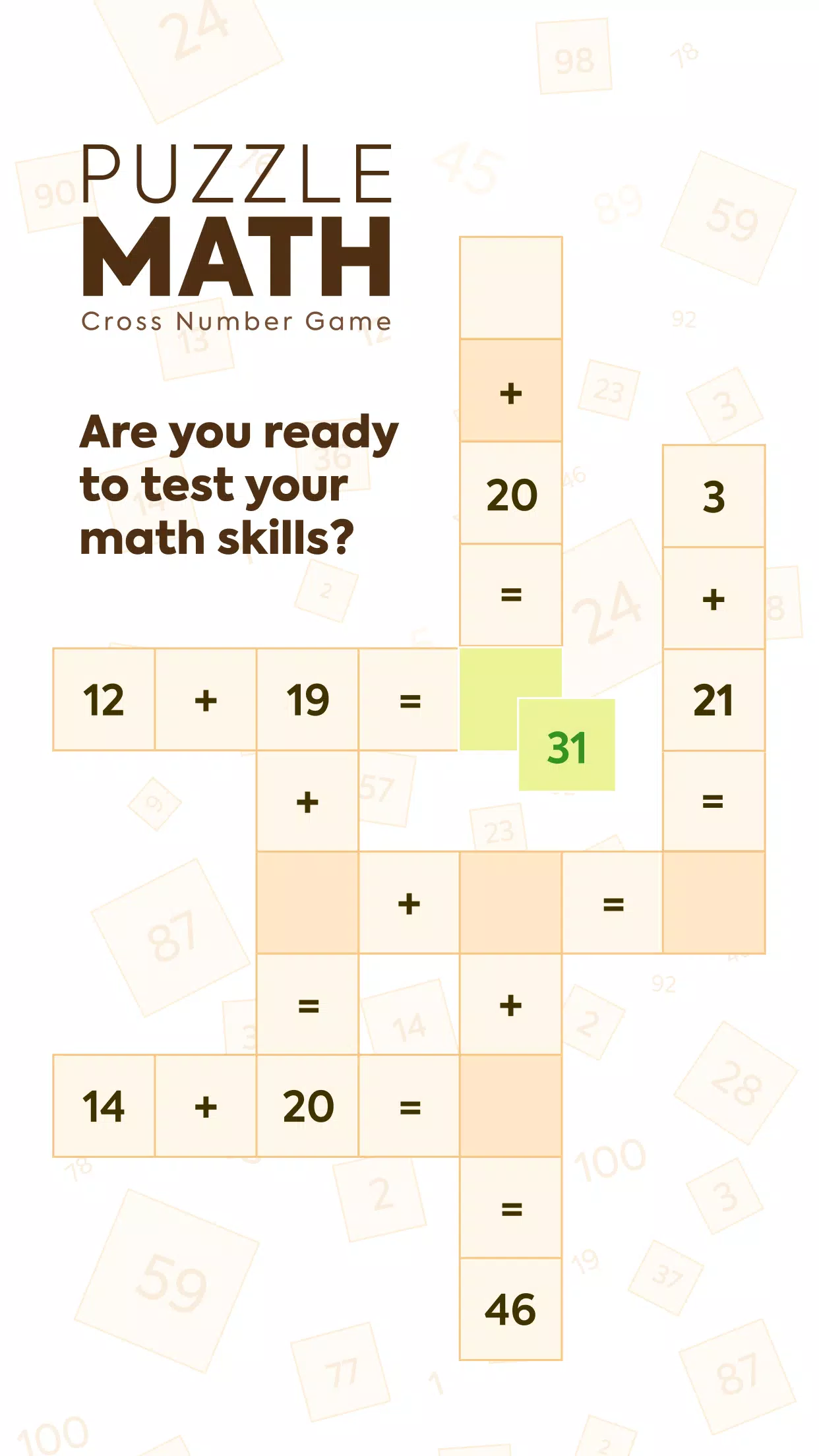 Puzzle Math Captura de tela 0