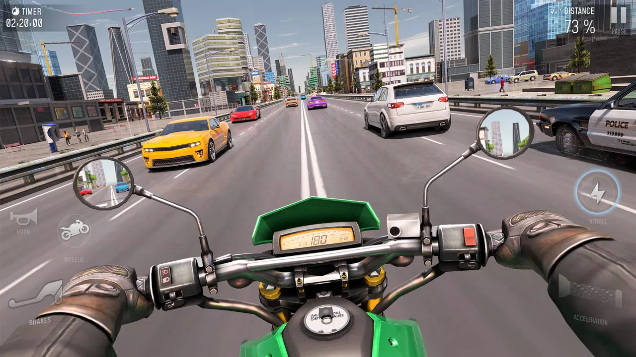 Rider 3D Bike Racing Games Скриншот 2
