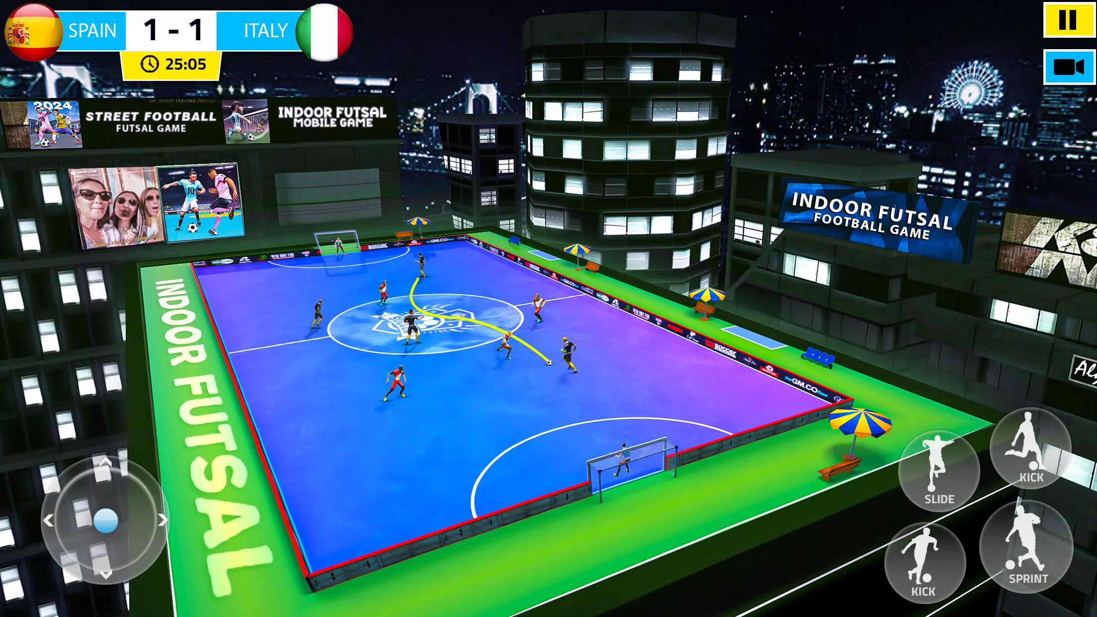 Indoor Futsal: Football Games Tangkapan skrin 0