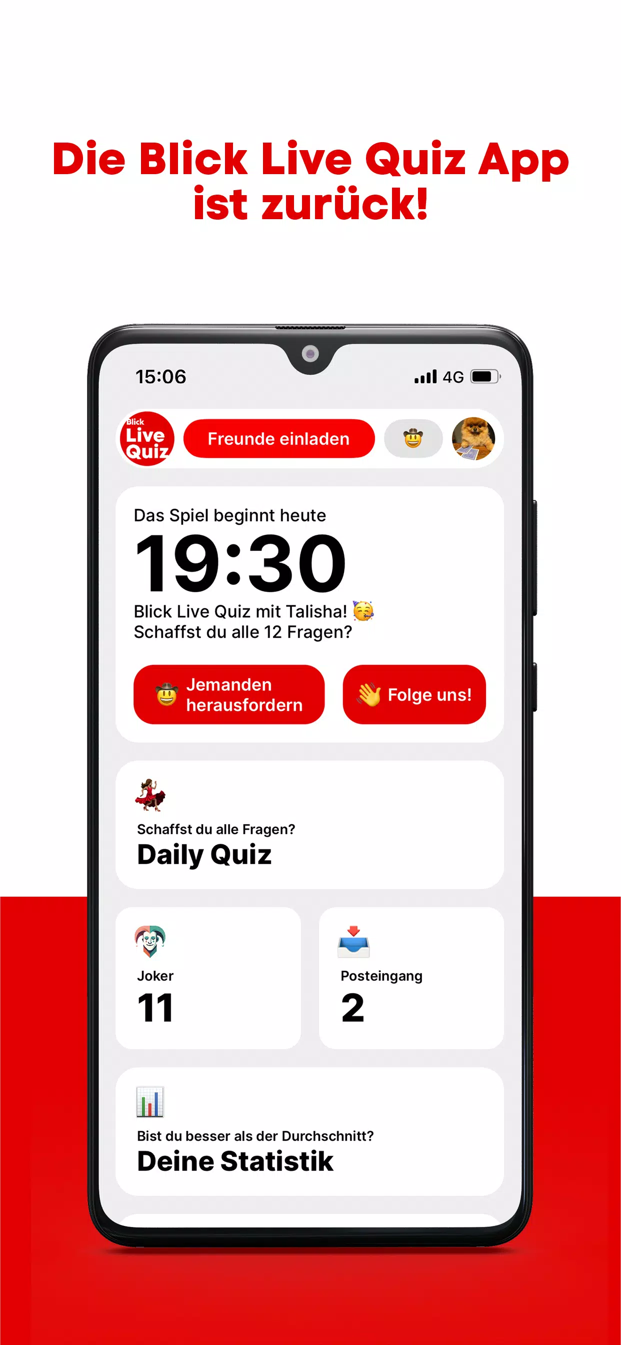 Blick Live Quiz Captura de pantalla 0