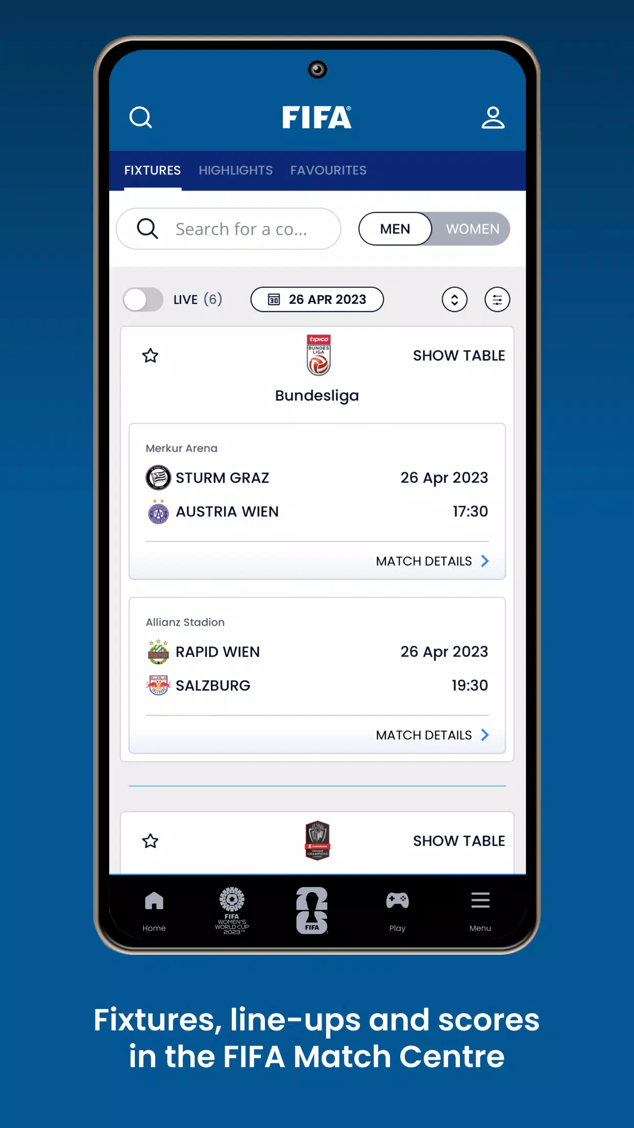 FIFA l’application officielle Capture d'écran 2