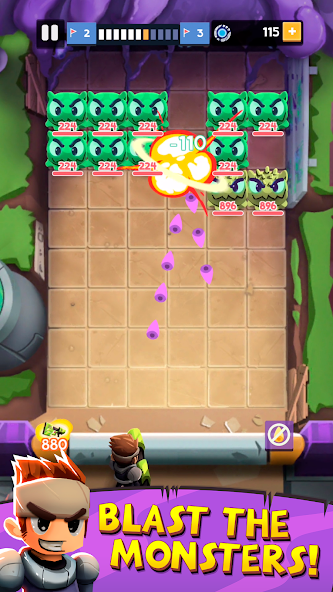 Gun Blast: Bricks Breaker! ဖန်သားပြင်ဓာတ်ပုံ 0