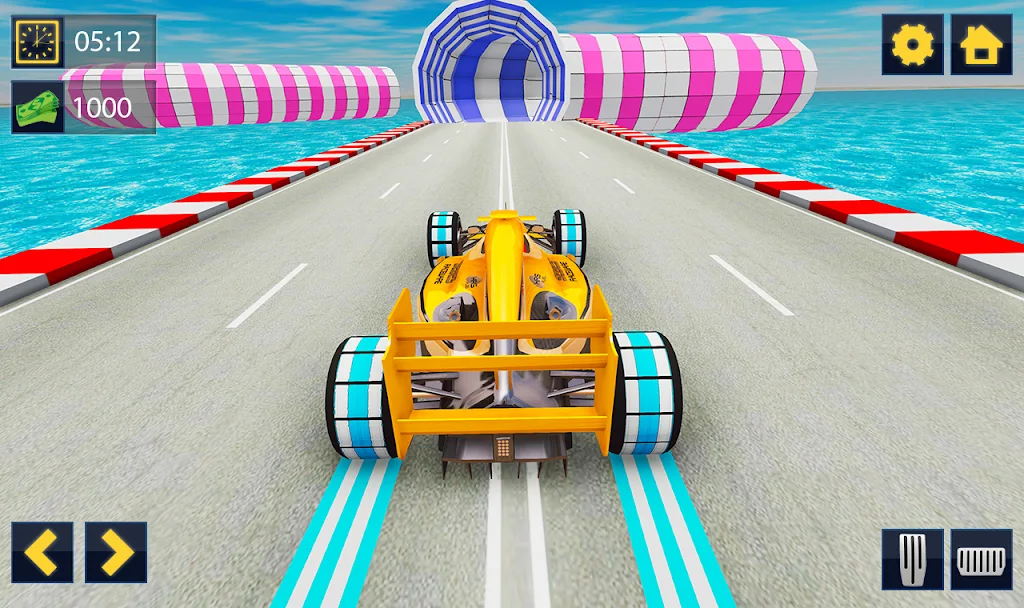 Impossible Formula Car Racing Stunt New Free Games ภาพหน้าจอ 0