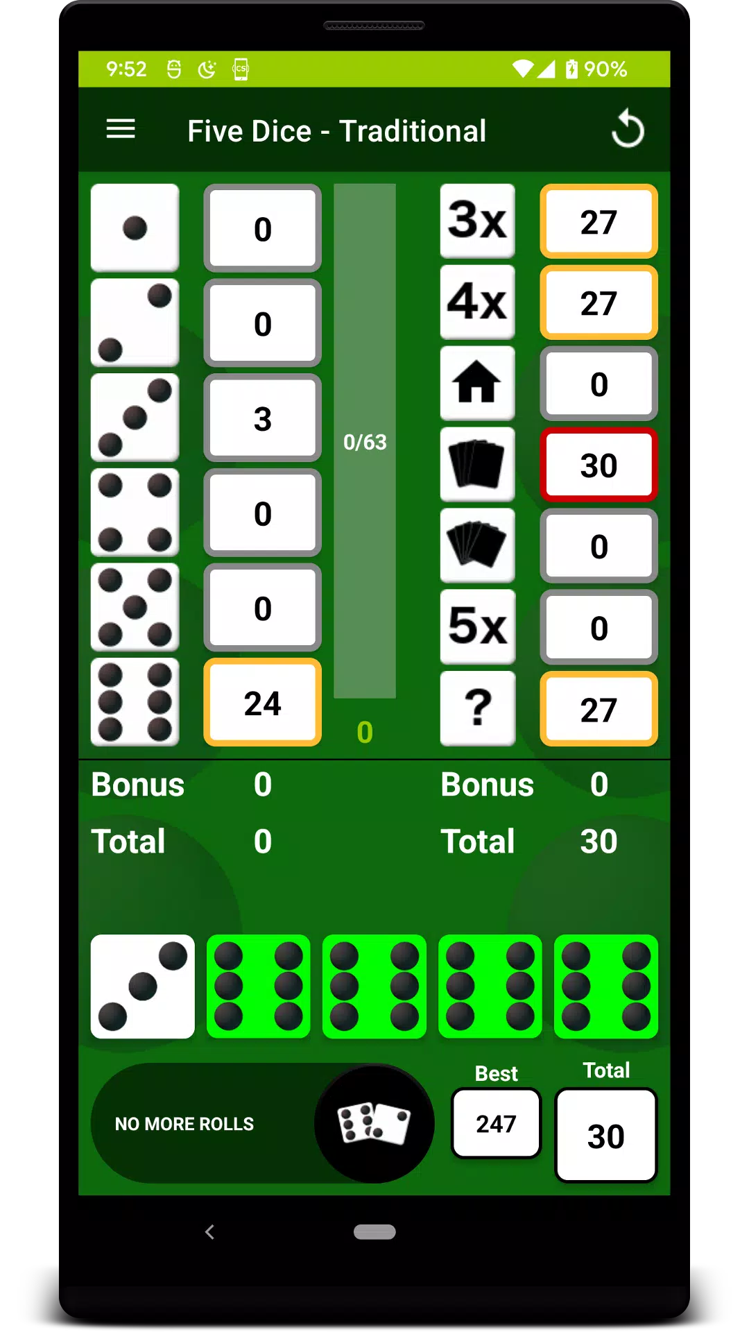 Five Dice應用截圖第0張