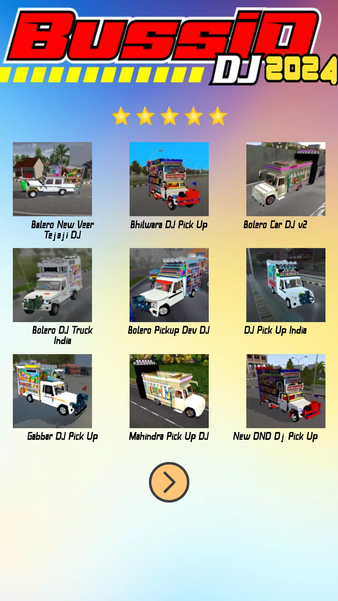 Mod Bussid DJ 2024 Ảnh chụp màn hình 1