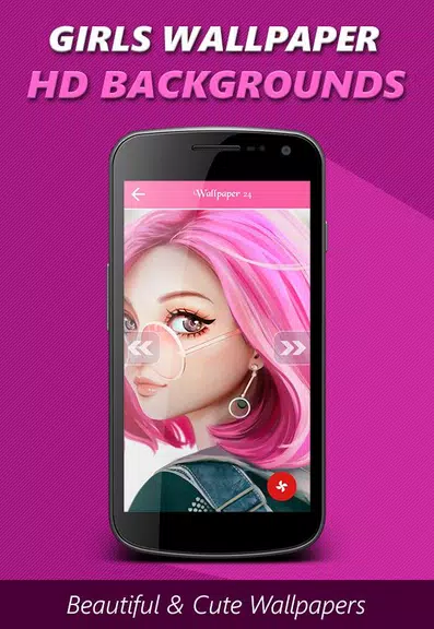 Girls Wallpaper Background Скриншот 1