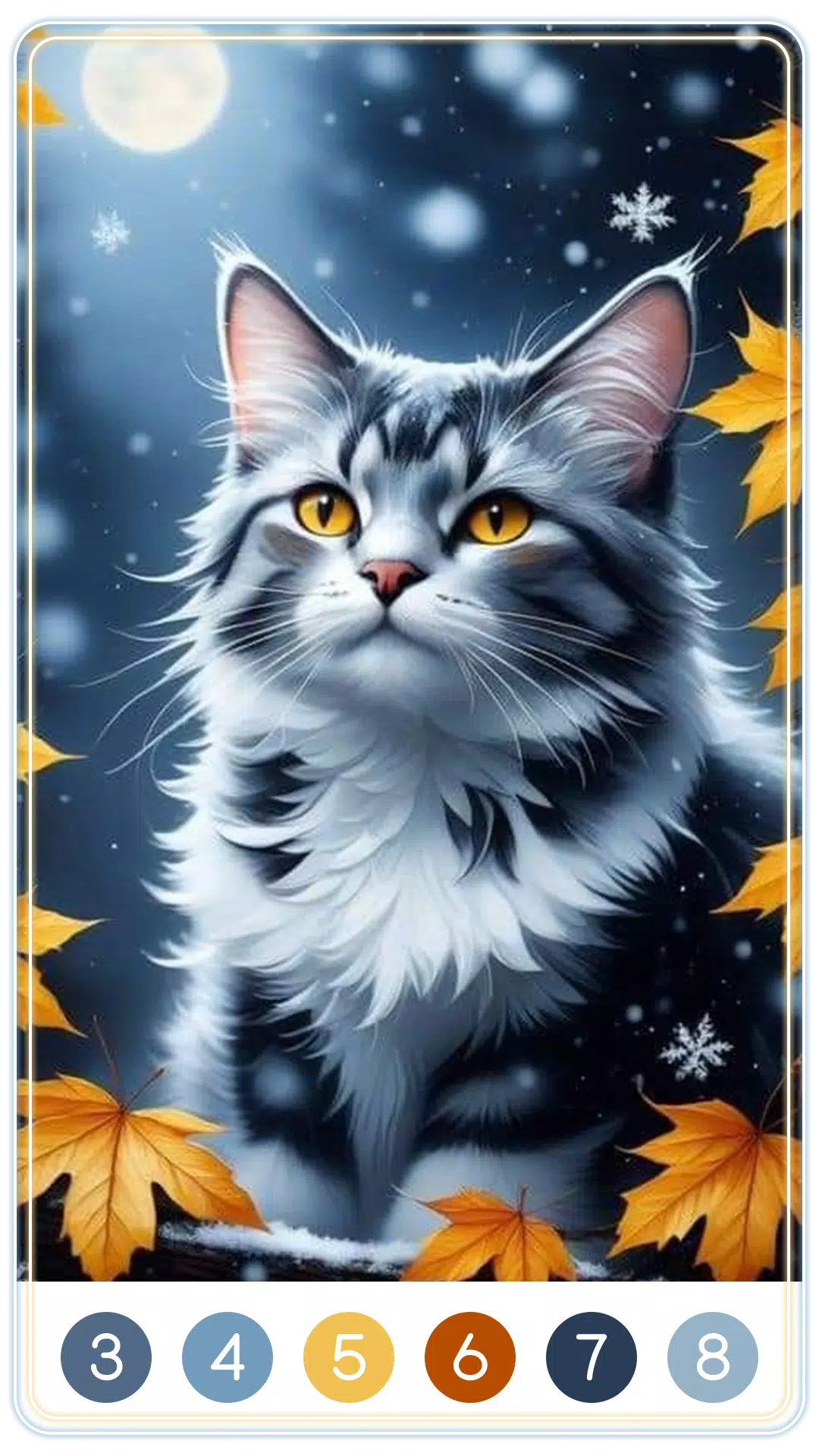 Cat Paint by Number 스크린샷 1