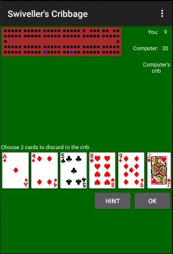 Swiveller’s Cribbage Captura de tela 0