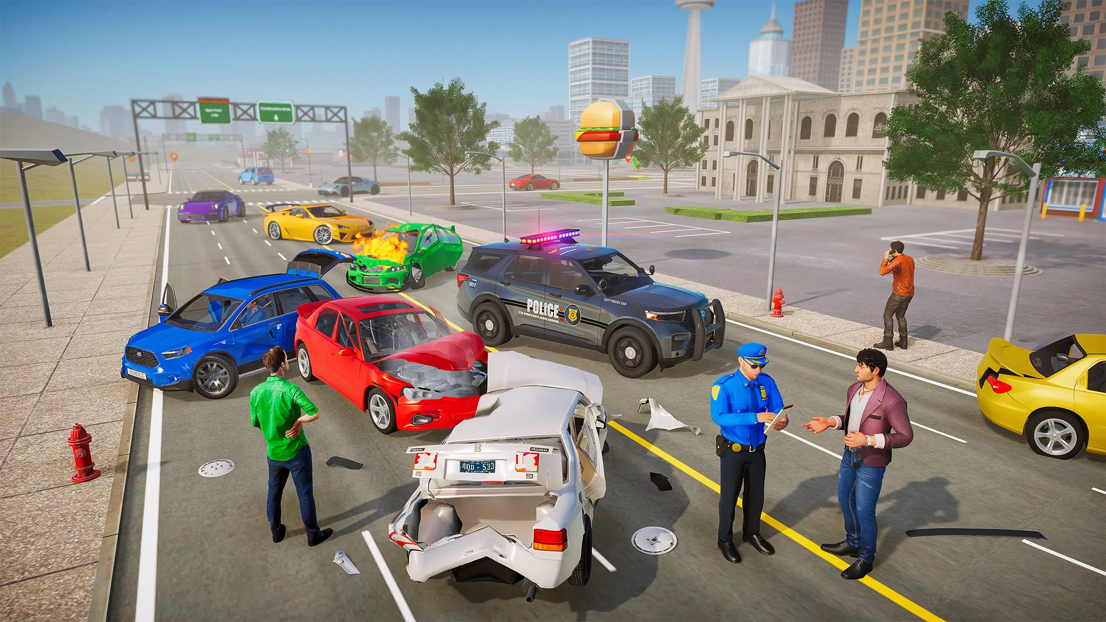 Openworld Police Cop Simulator ภาพหน้าจอ 2
