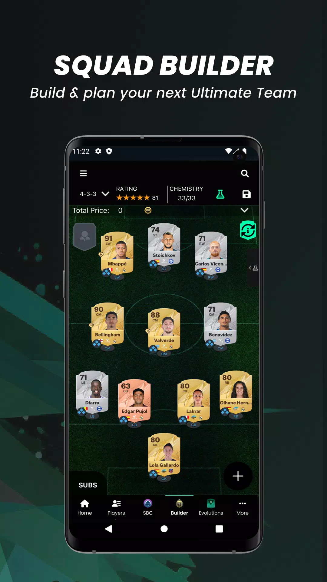 FUTBIN 24 Database & Draft Capture d'écran 3