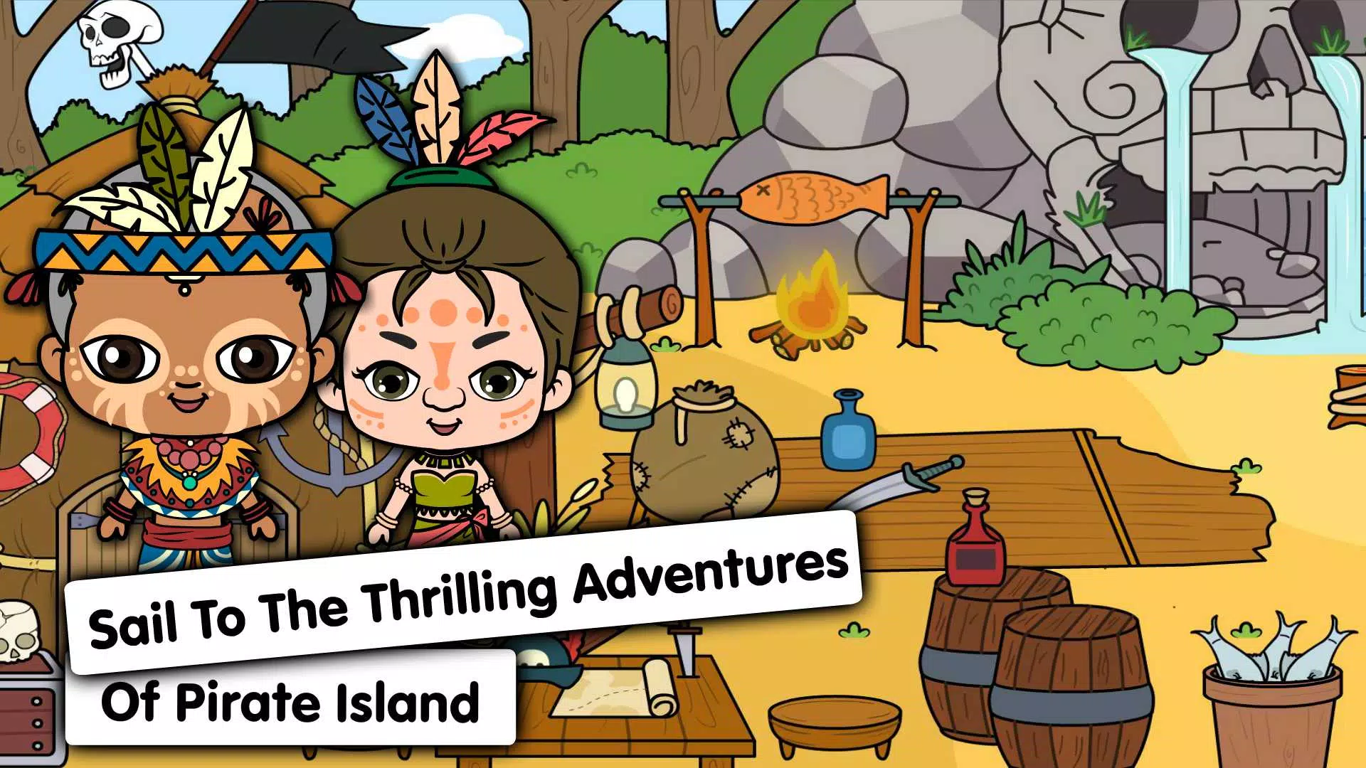 My Pirate Town: Treasure Games應用截圖第0張