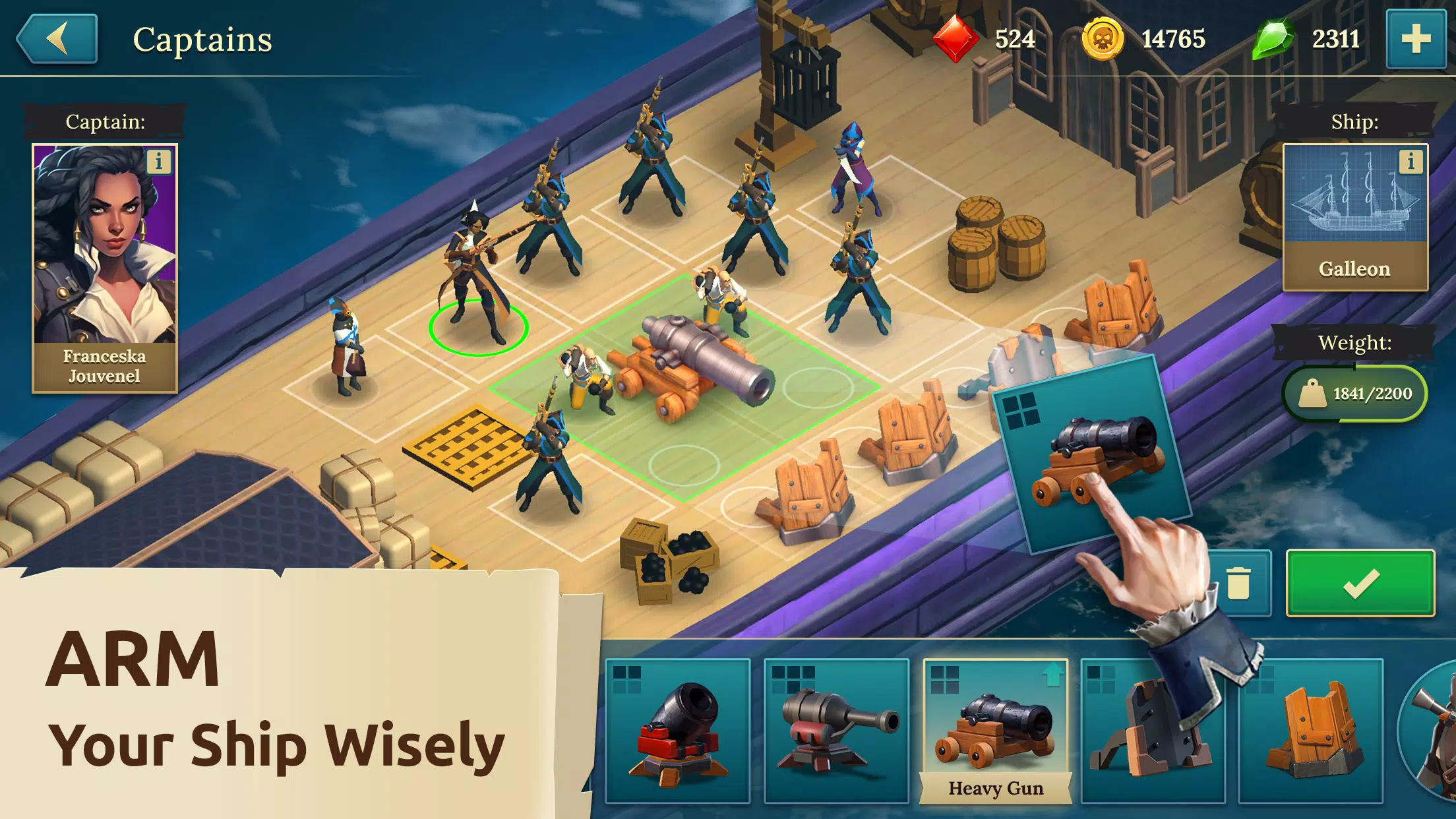 Pirate Ships・Build and Fight स्क्रीनशॉट 1