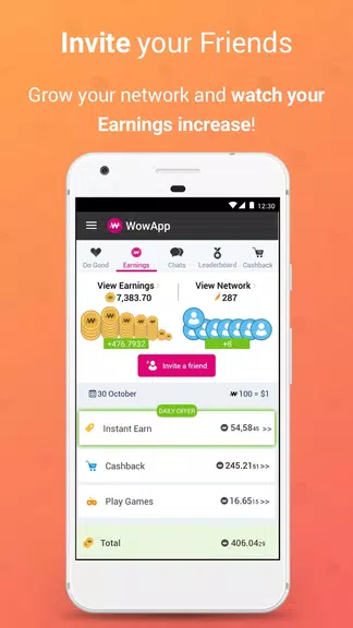 WowApp - Earn. Share. Do Good 스크린샷 2