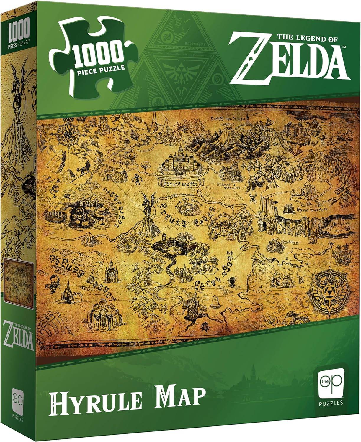 Die Legende von Zelda hyrule Map Puzzle
