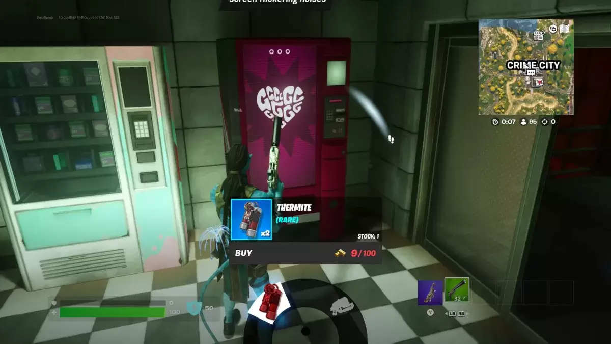 Fortnite Bölüm 6, Sezon 2’de Termit otomatı.
