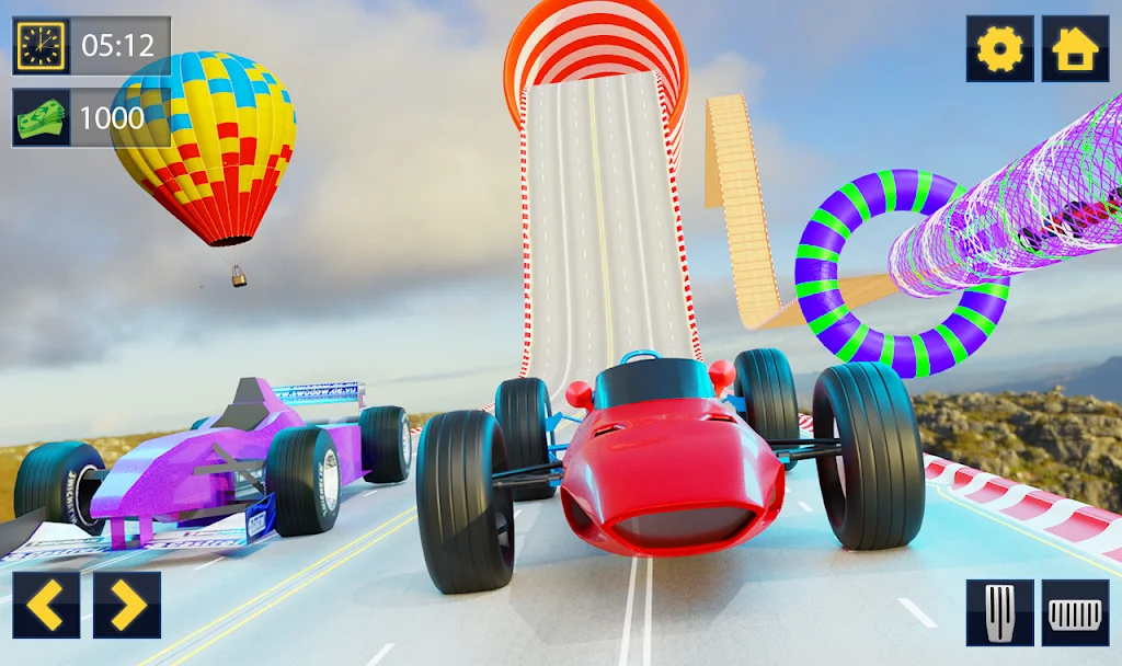 Impossible Formula Car Racing Stunt New Free Games ภาพหน้าจอ 2