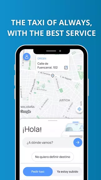 PideTaxi - Taxi in Spain স্ক্রিনশট 1