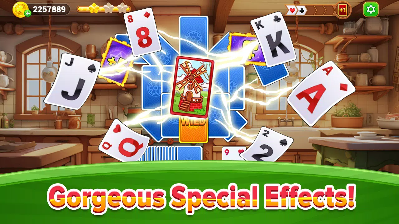 Cooking Solitaire Chef Bear 스크린샷 1