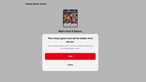 Nintendo enthüllt ein neues System, um Spielkarten zu verbergen