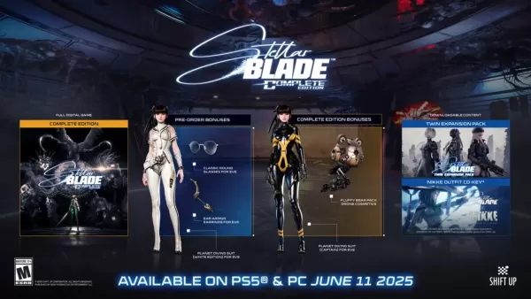 泄漏的索尼预告片揭示了Stellar Blade PC发布日期，新功能，老板战斗和25套服装