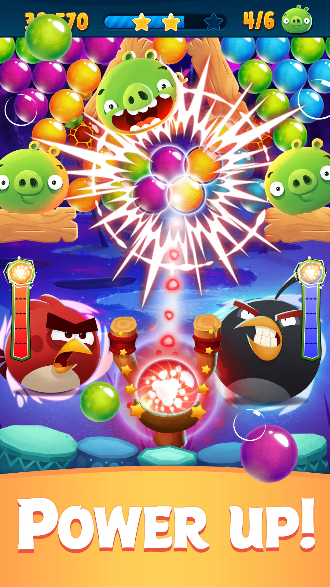 Angry Birds POP Bubble Shooter Capture d'écran 3