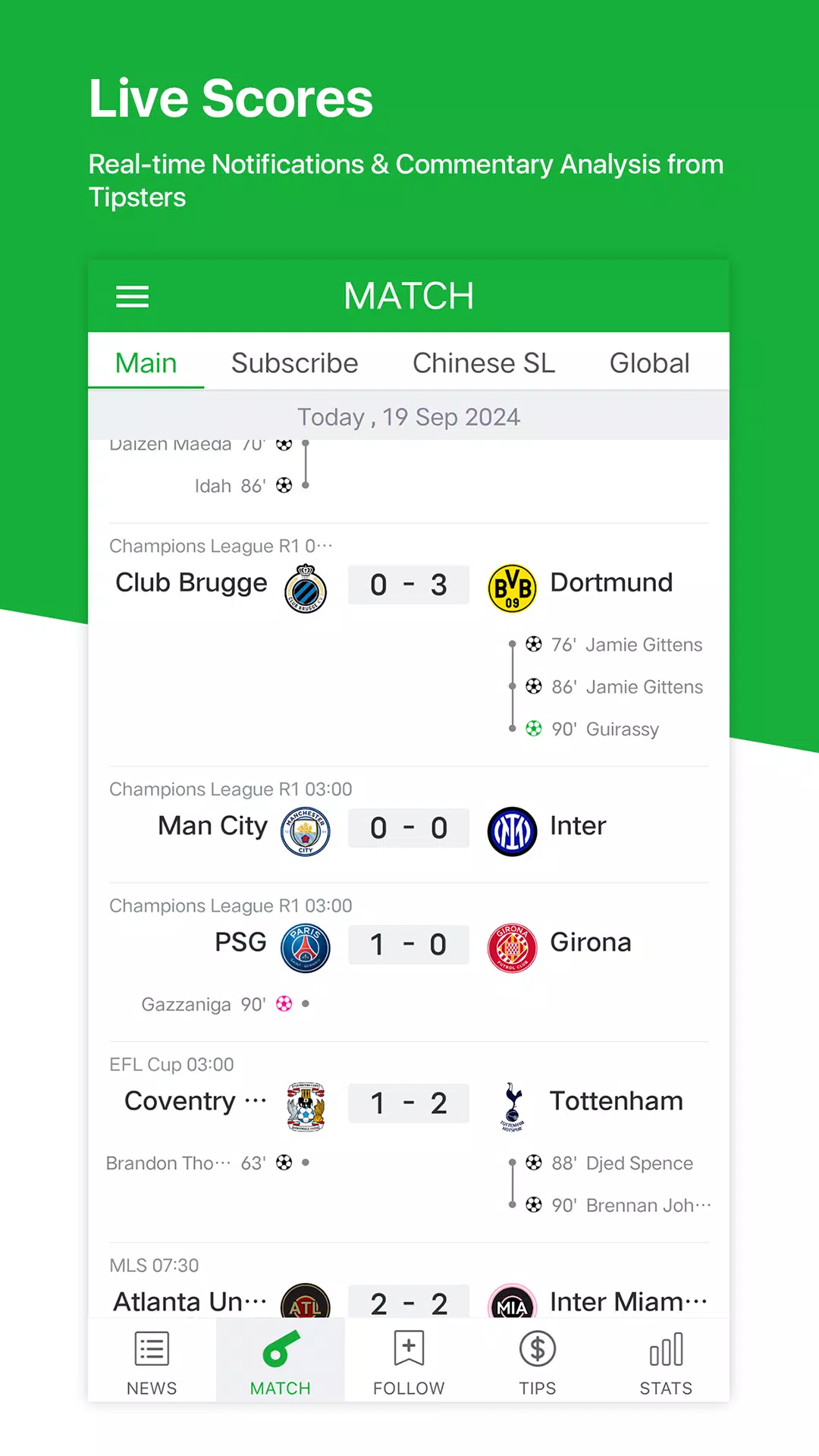 All Football - Scores Capture d'écran 1