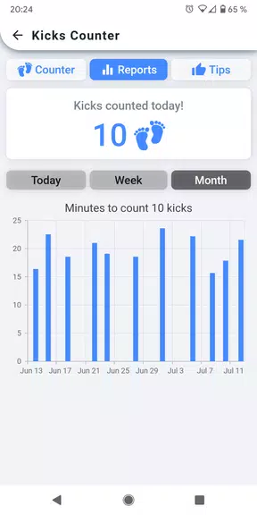 Kick Counter - Track your baby Captura de tela 3
